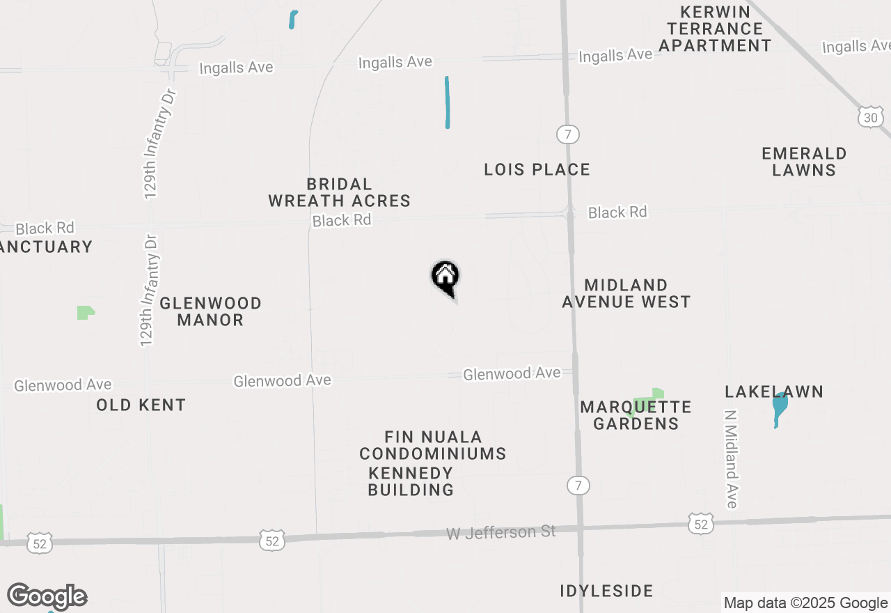 Map of 2102 Douglas Street, Joliet, IL 60435