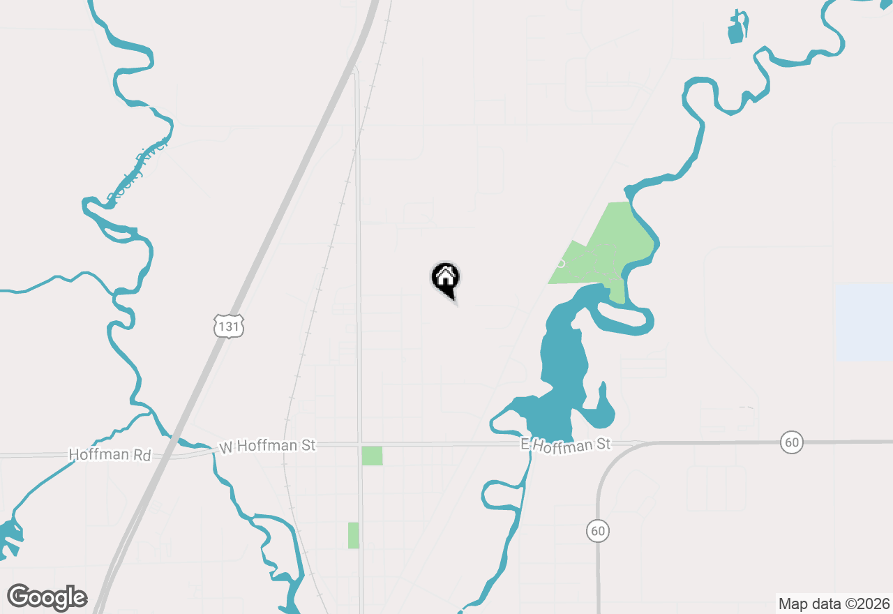 Map of 1212 Pine Street, Three Rivers, MI 49093