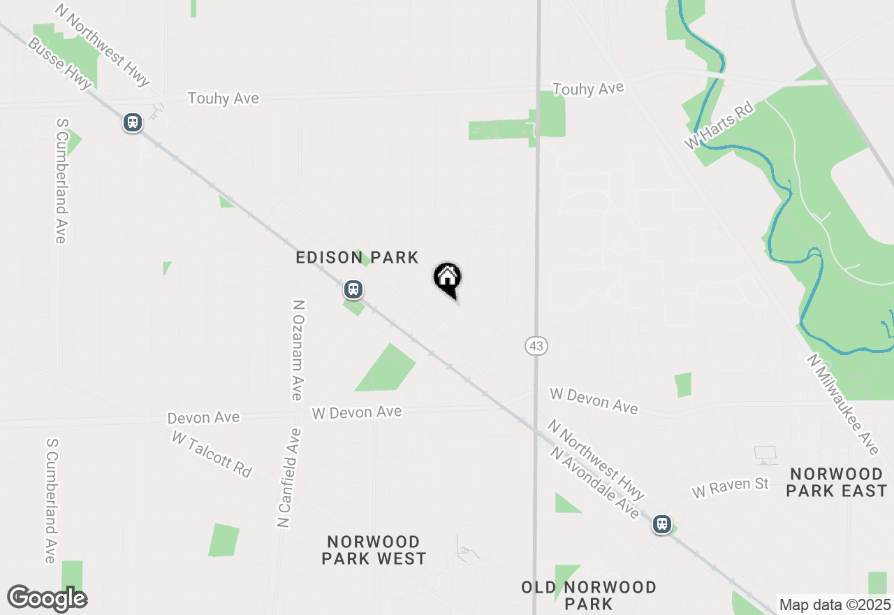 Map of 6649 N Ogallah Avenue, Chicago, IL 60631