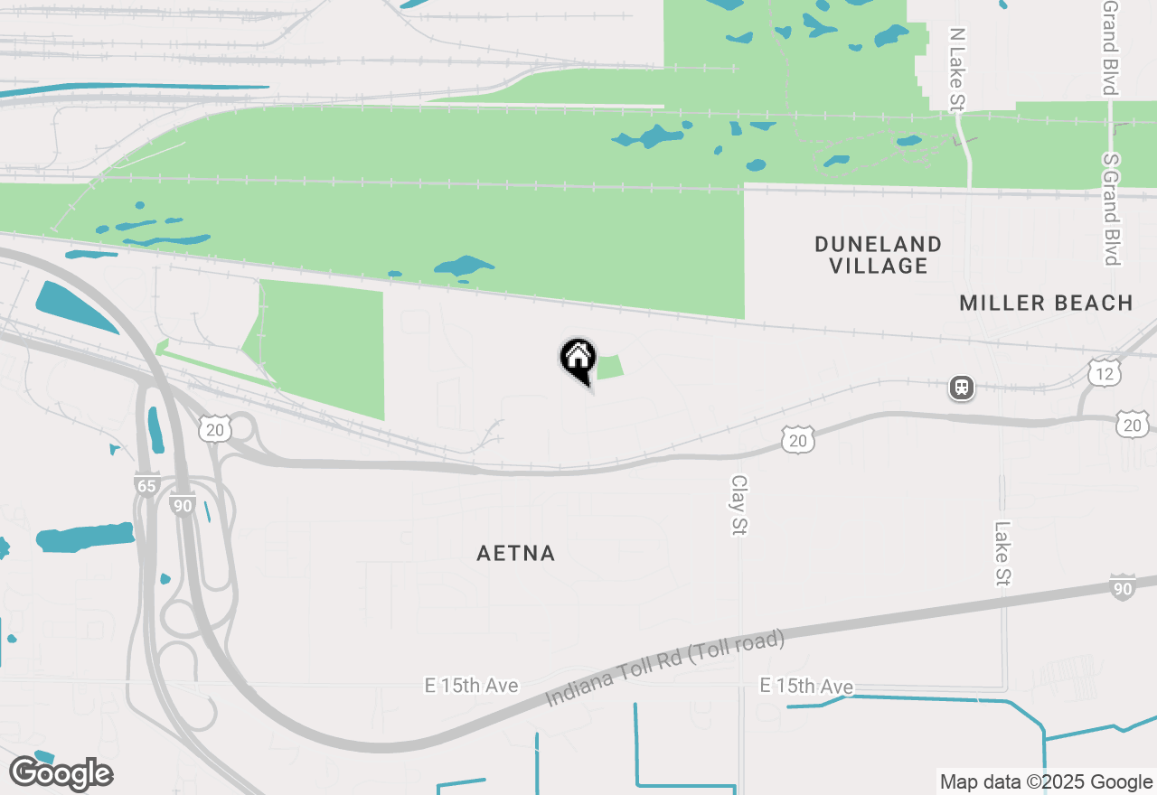 Map of 646 N New Hampshire Street, Gary, IN 46403