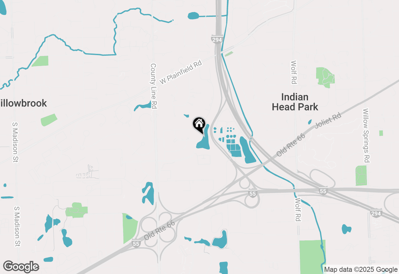 Map of 167 Carriage Way Drive, Burr Ridge, IL 60527