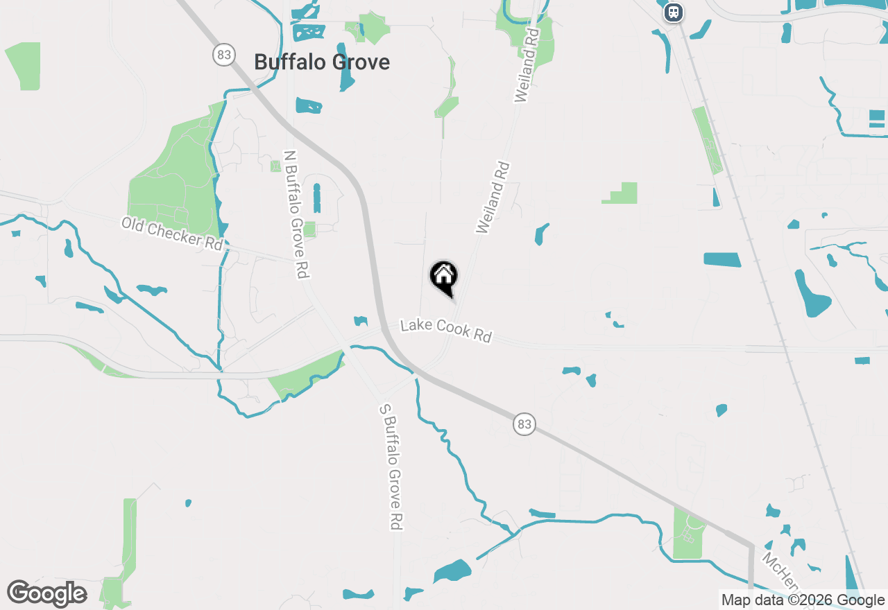 Map of 116 Steeple Drive #B, Buffalo Grove, IL 60089