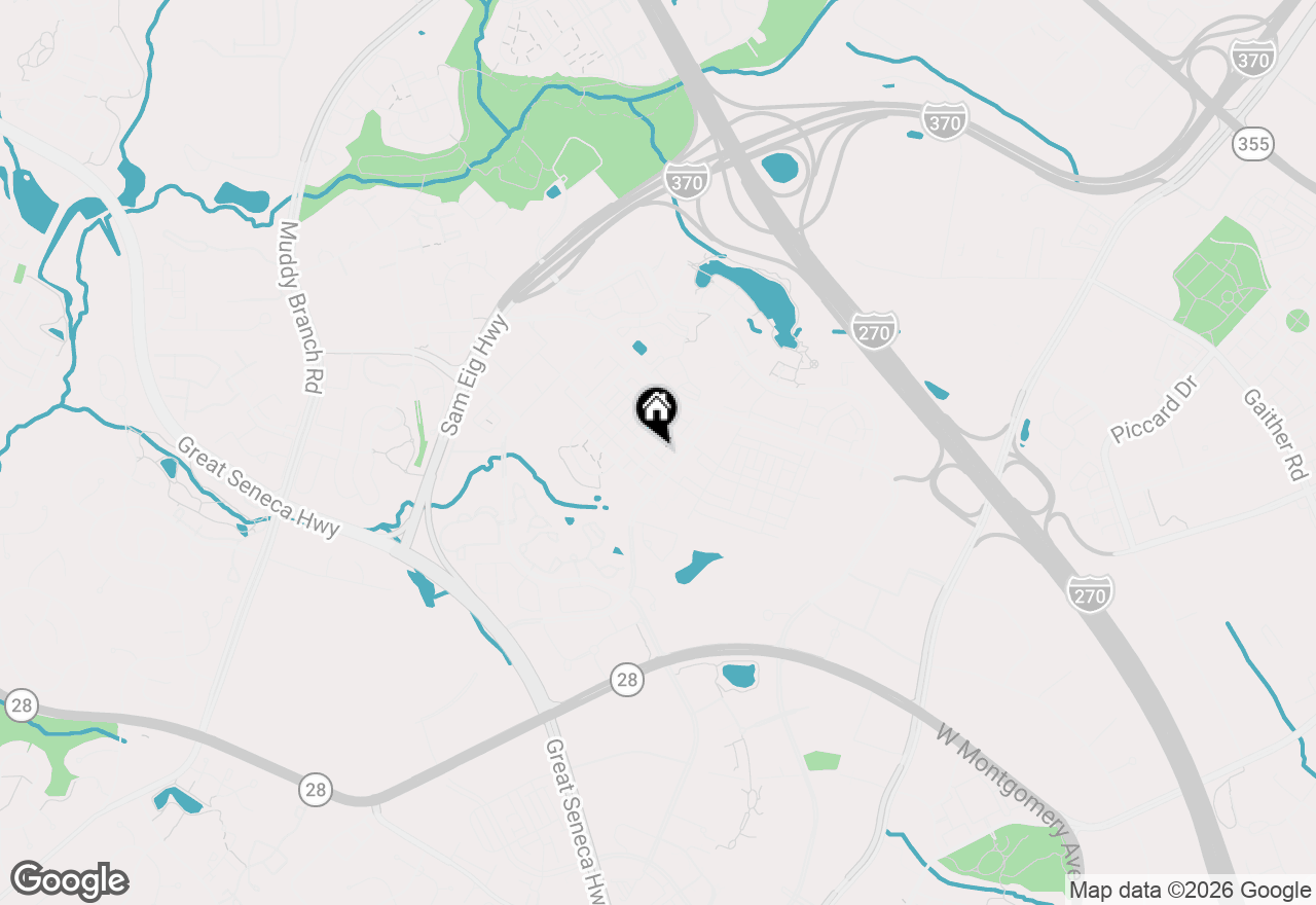 Map of 252 Hemingway Drive, Gaithersburg, MD 20878