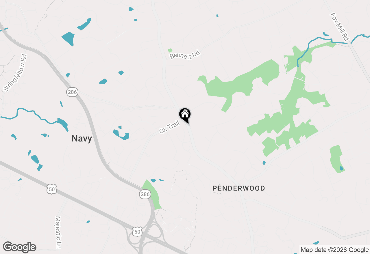 Map of 3583 Rocky Meadow Court, Fairfax, VA 22033