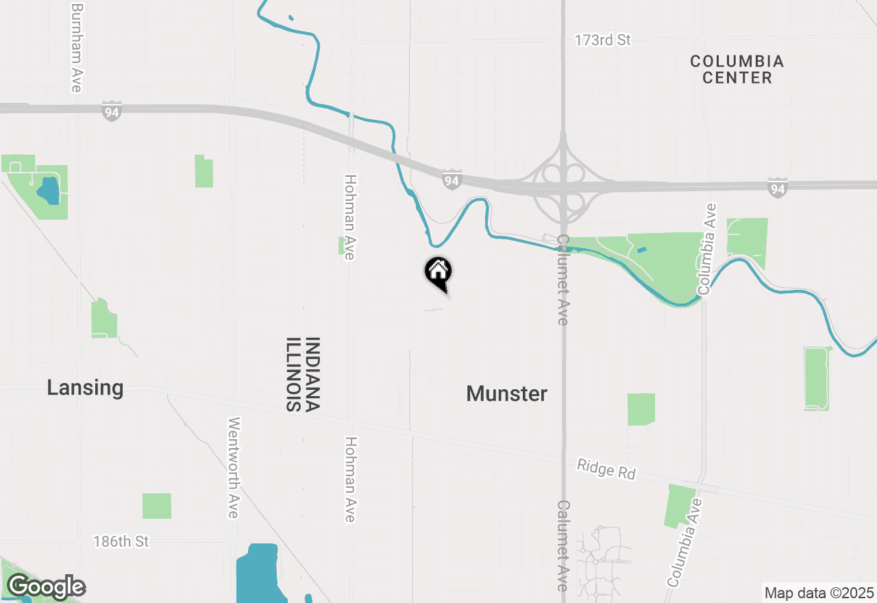 Map of 7944 Harrison Avenue, Munster, IN 46321
