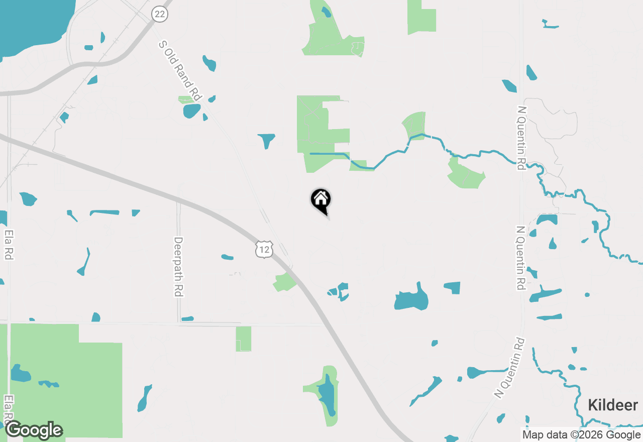 Map of 800 Windemere Lane, Lake Zurich, IL 60047