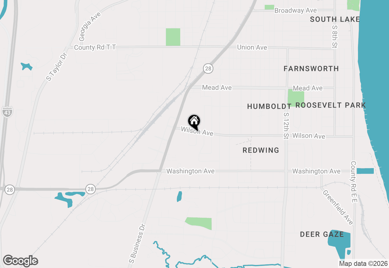 Map of 2928 S 21st St, Sheboygan, WI 53081