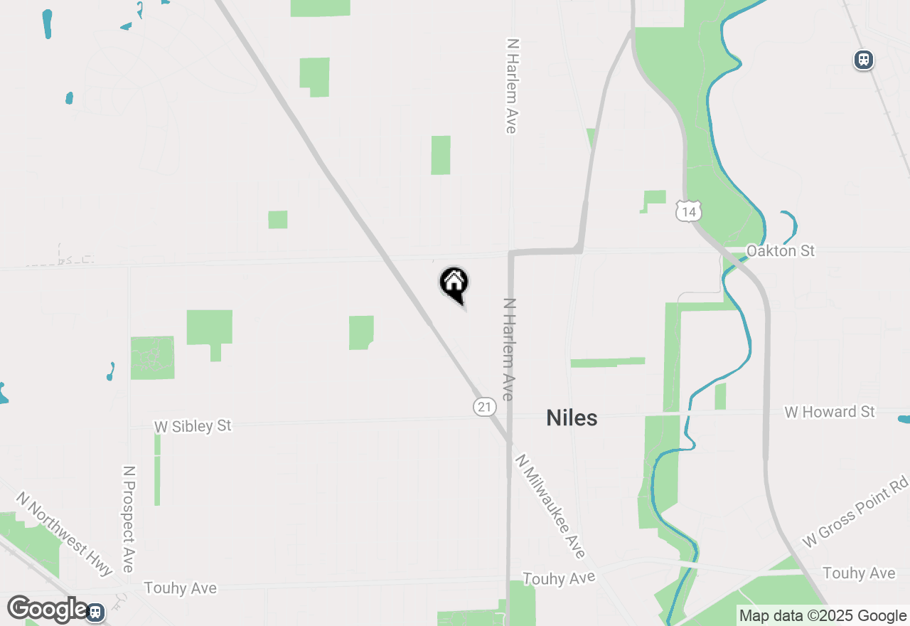 Map of 7835 N Odell Avenue, Niles, IL 60714