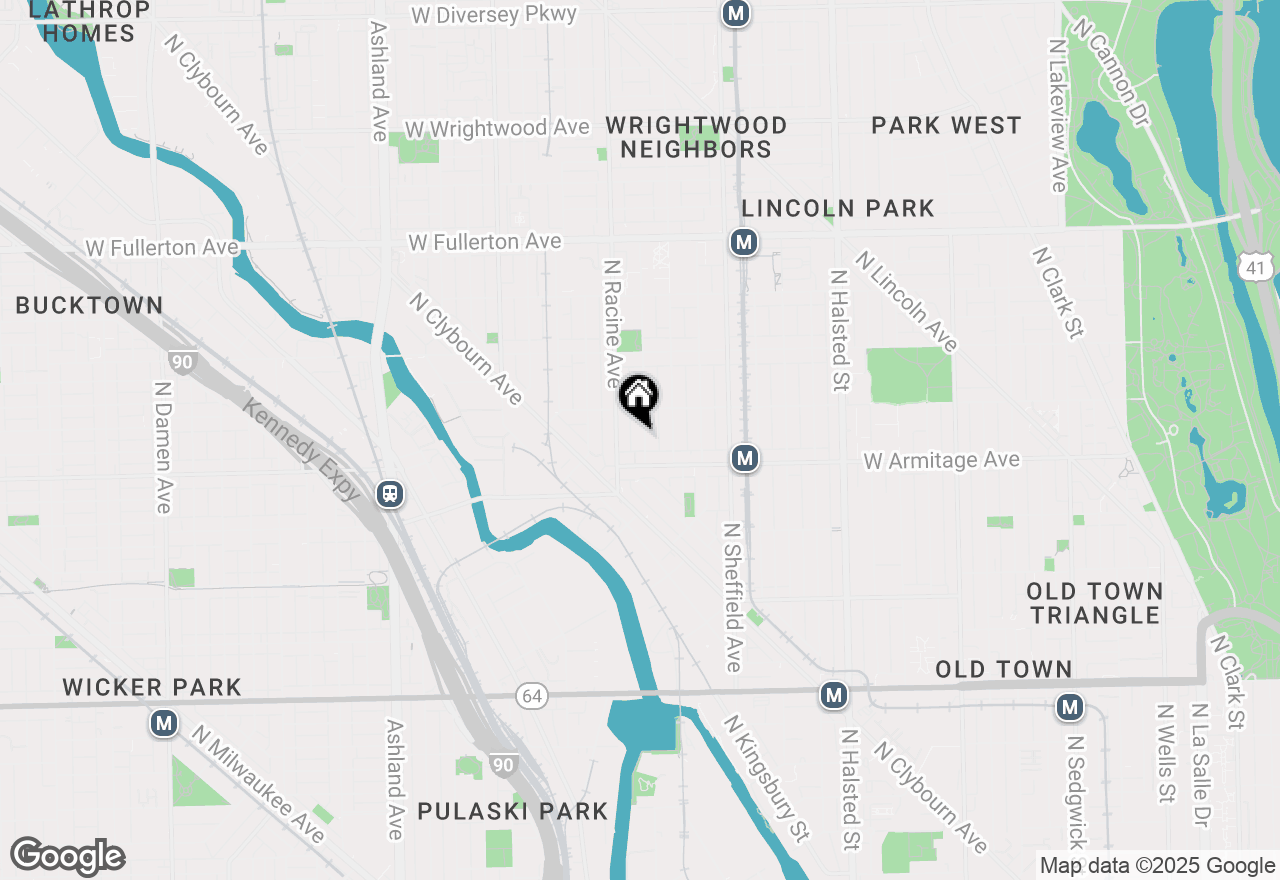 Map of 2026 N Clifton Avenue, Chicago, IL 60614