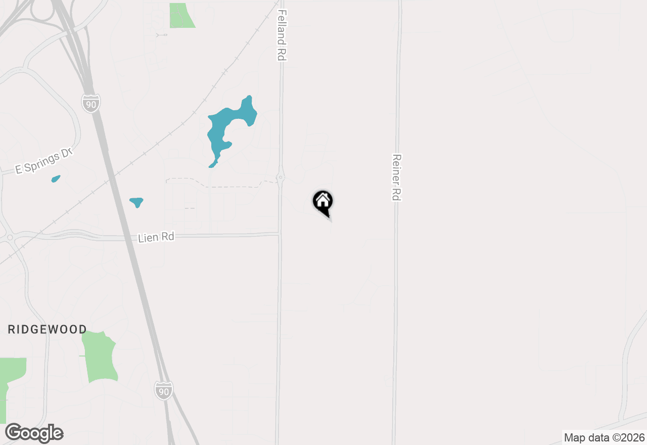 Map of 6049 Woodbine Drive, Madison, WI 53718