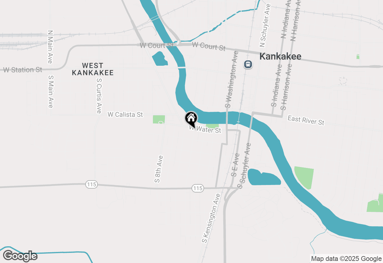 Map of 833 S 5th Avenue, Kankakee, IL 60901