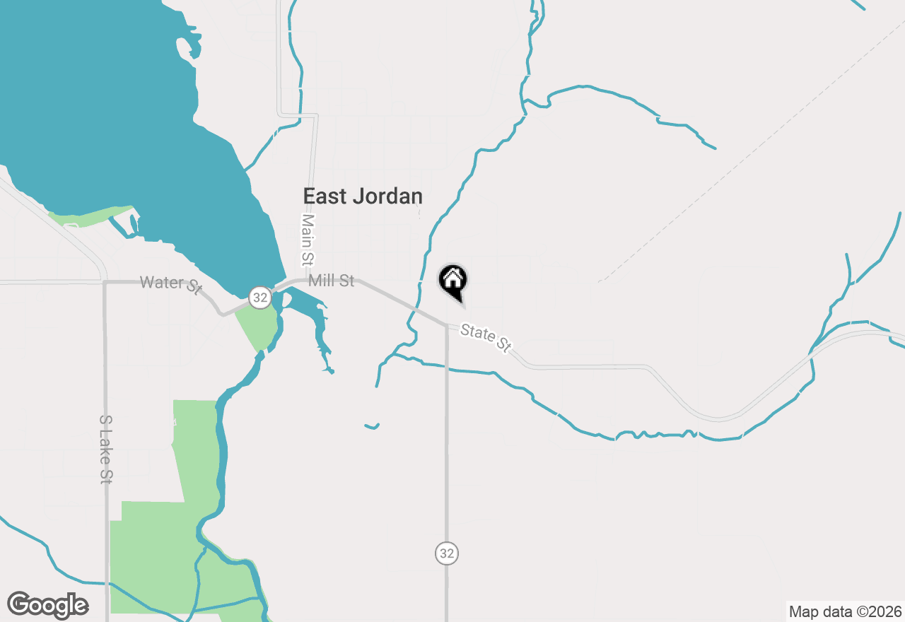 Map of 317 Maple Street, East Jordan, MI 49727