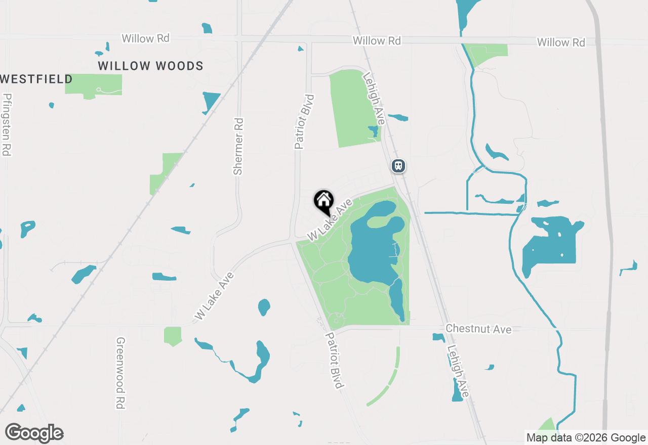 Map of 2622 W Lake Avenue, Glenview, IL 60026