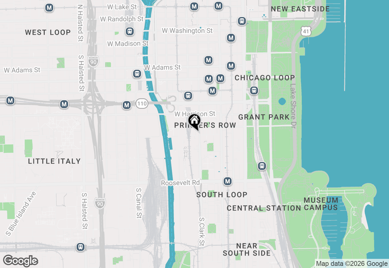 Map of 124 W Polk Street #503, Chicago, IL 60605