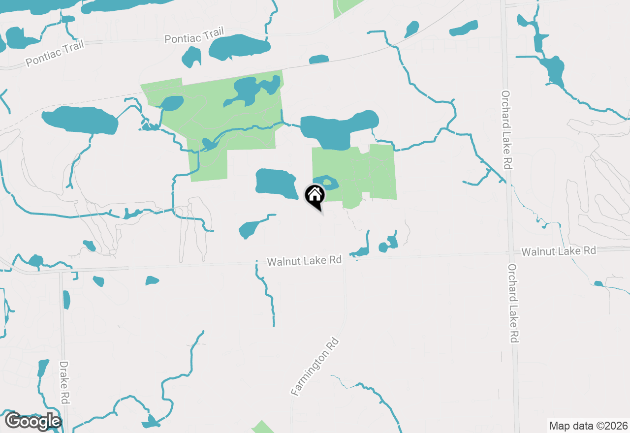 Map of 5304 High Court Way, West Bloomfield, MI 48323