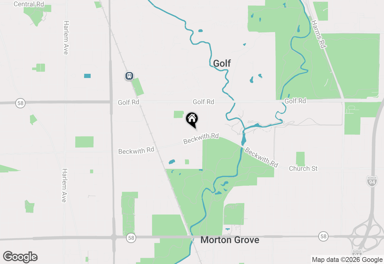 Map of 9405 Natchez Avenue, Morton Grove, IL 60053