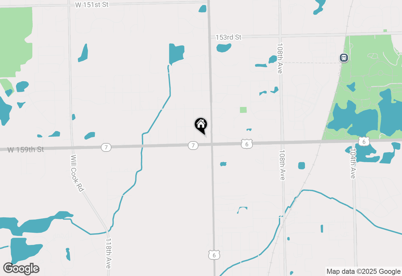 Map of 11240 W 159th Street, Orland Park, IL 60467