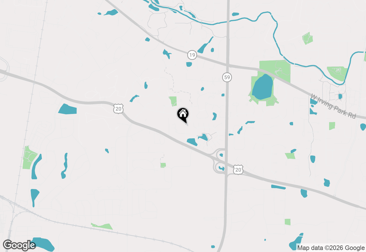 Map of 1116 Tuscany Drive, Streamwood, IL 60107