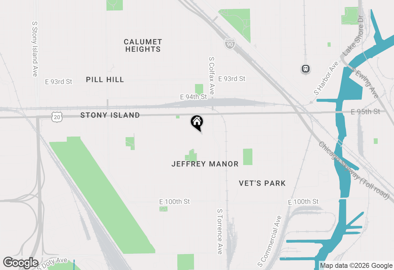 Map of 2510 E 96th Street, Chicago, IL 60617