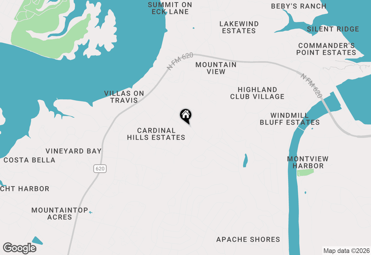 Map of 15108 Kevin Ln, Austin, TX 78734