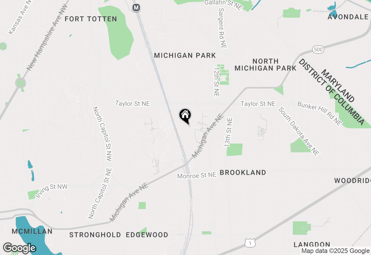 Map of 701 Quincy Street Ne #4, Washington, DC 20017