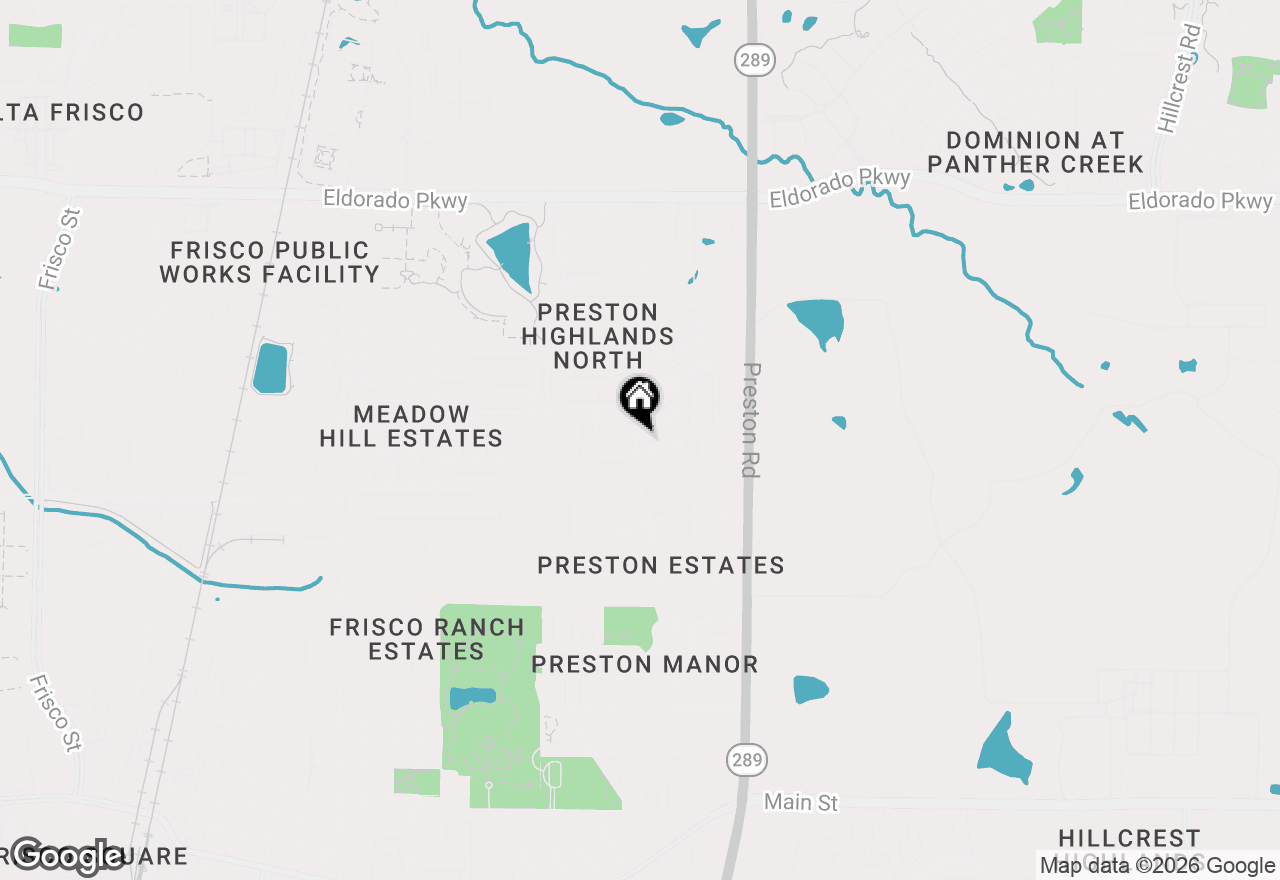 Map of 8503 Prescott Circle, Frisco, TX 75033