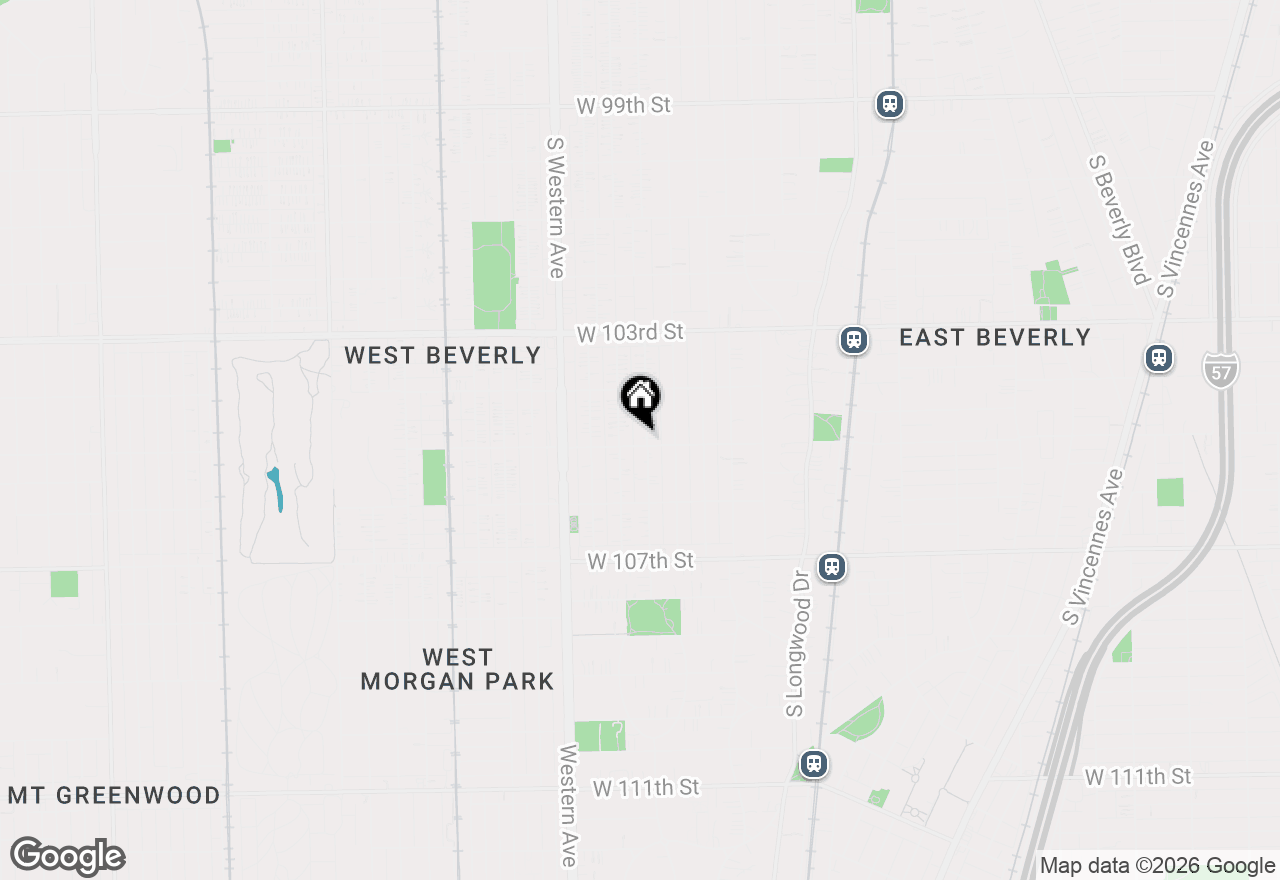 Map of 10456 S Bell Avenue, Chicago, IL 60643