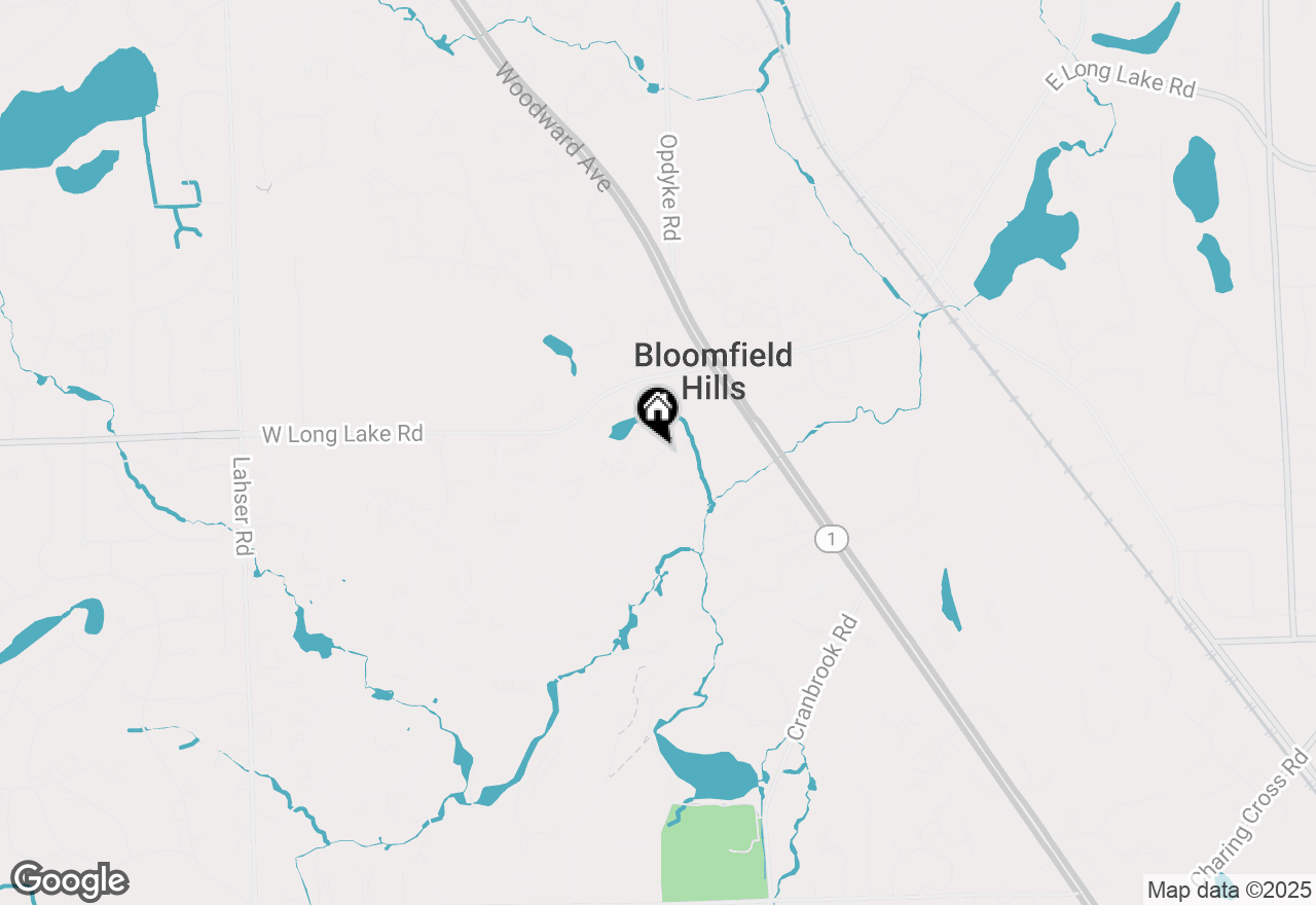 Map of 63 Barden Court, Bloomfield Hills, MI 48304