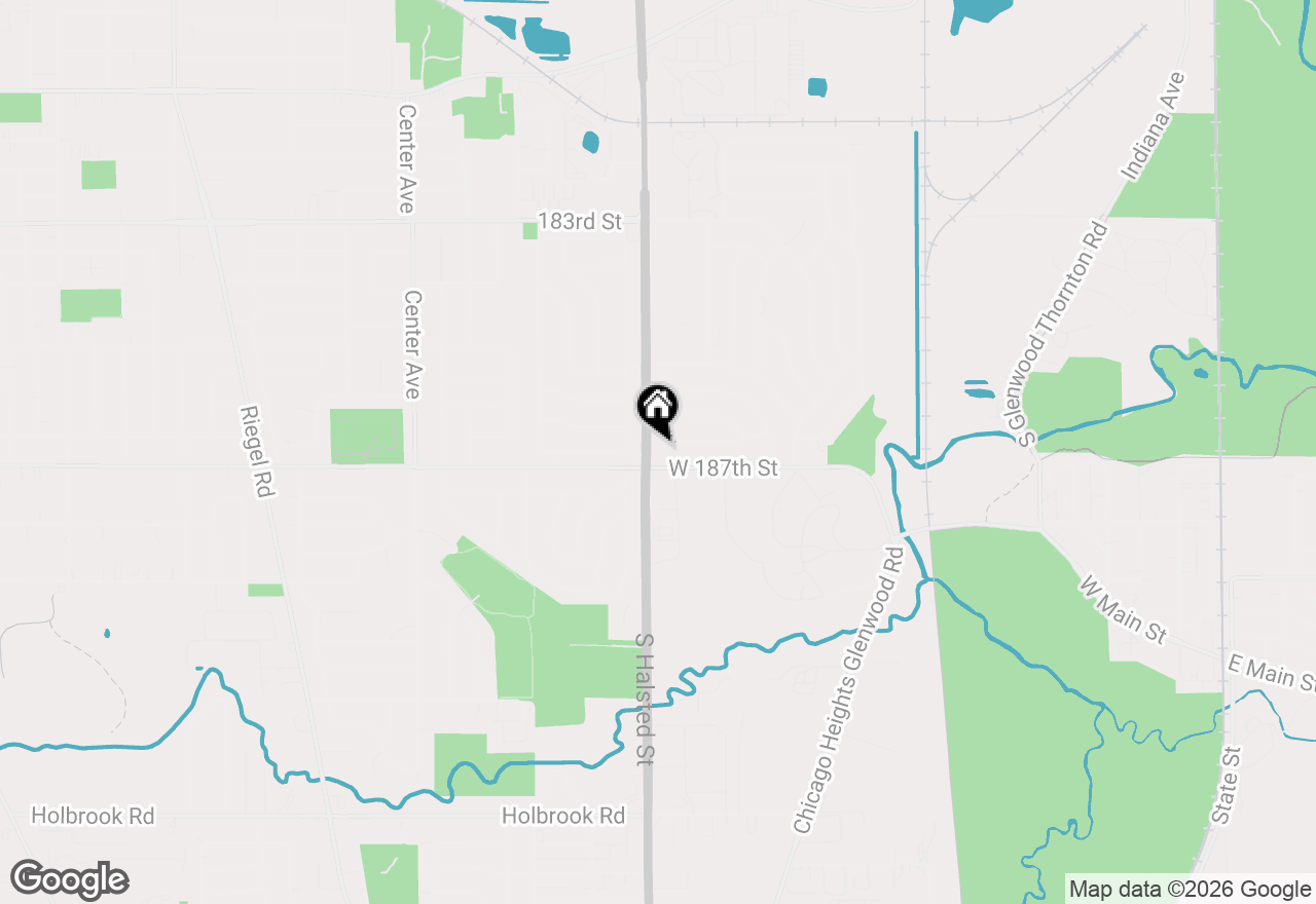 Map of 214 N Gay Court, Glenwood, IL 60425