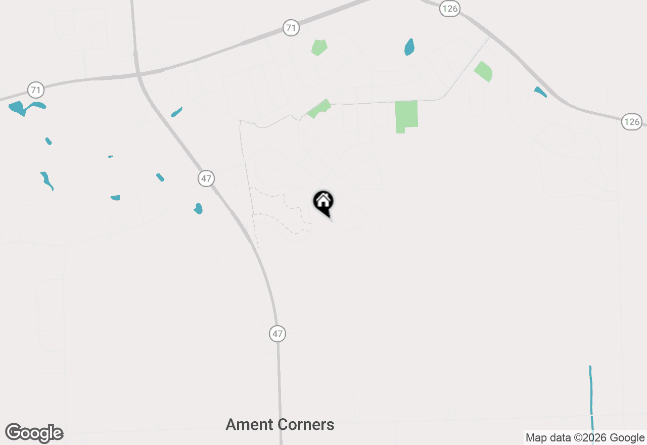 Map of 1452 Ruby Drive, Yorkville, IL 60560