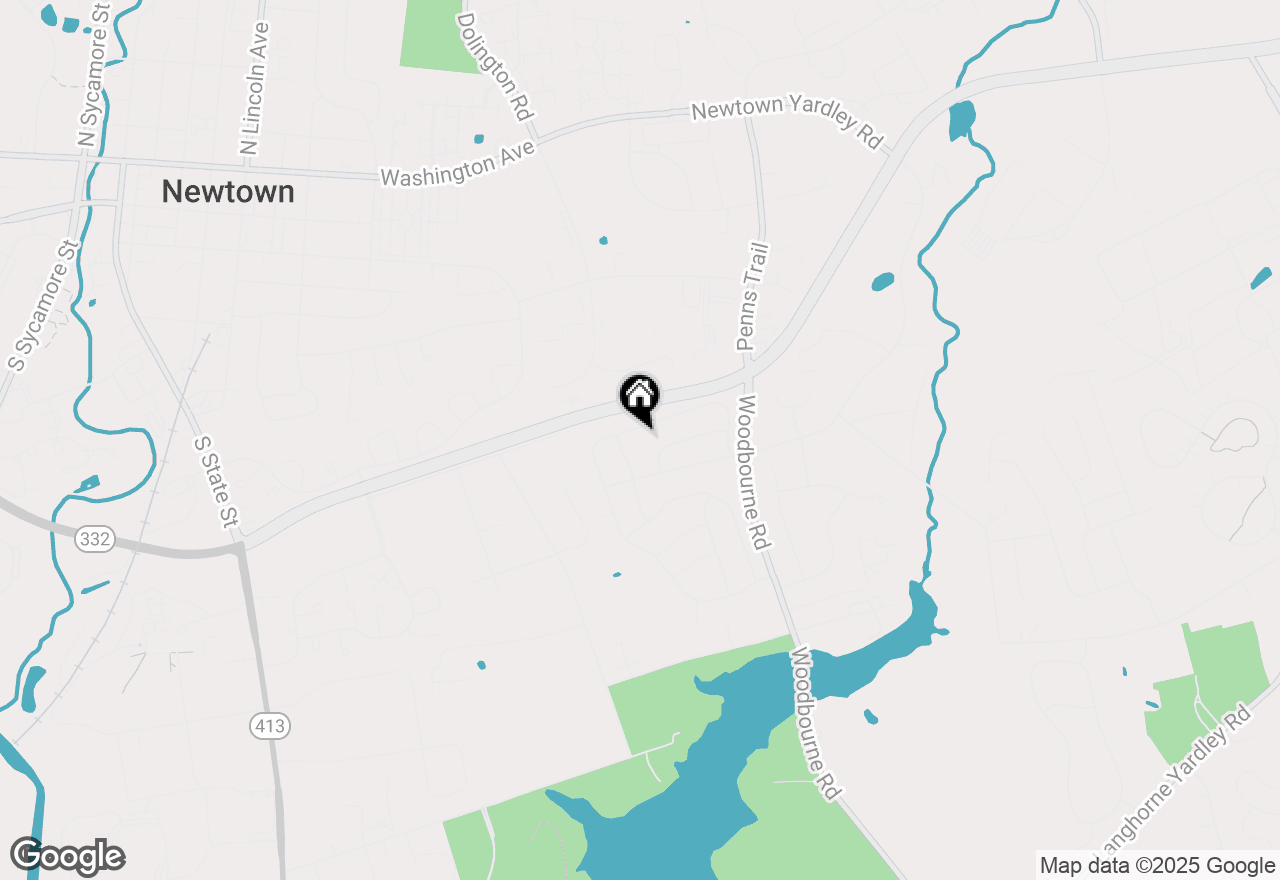 Map of 432 White Swan Way, Langhorne, PA 19047