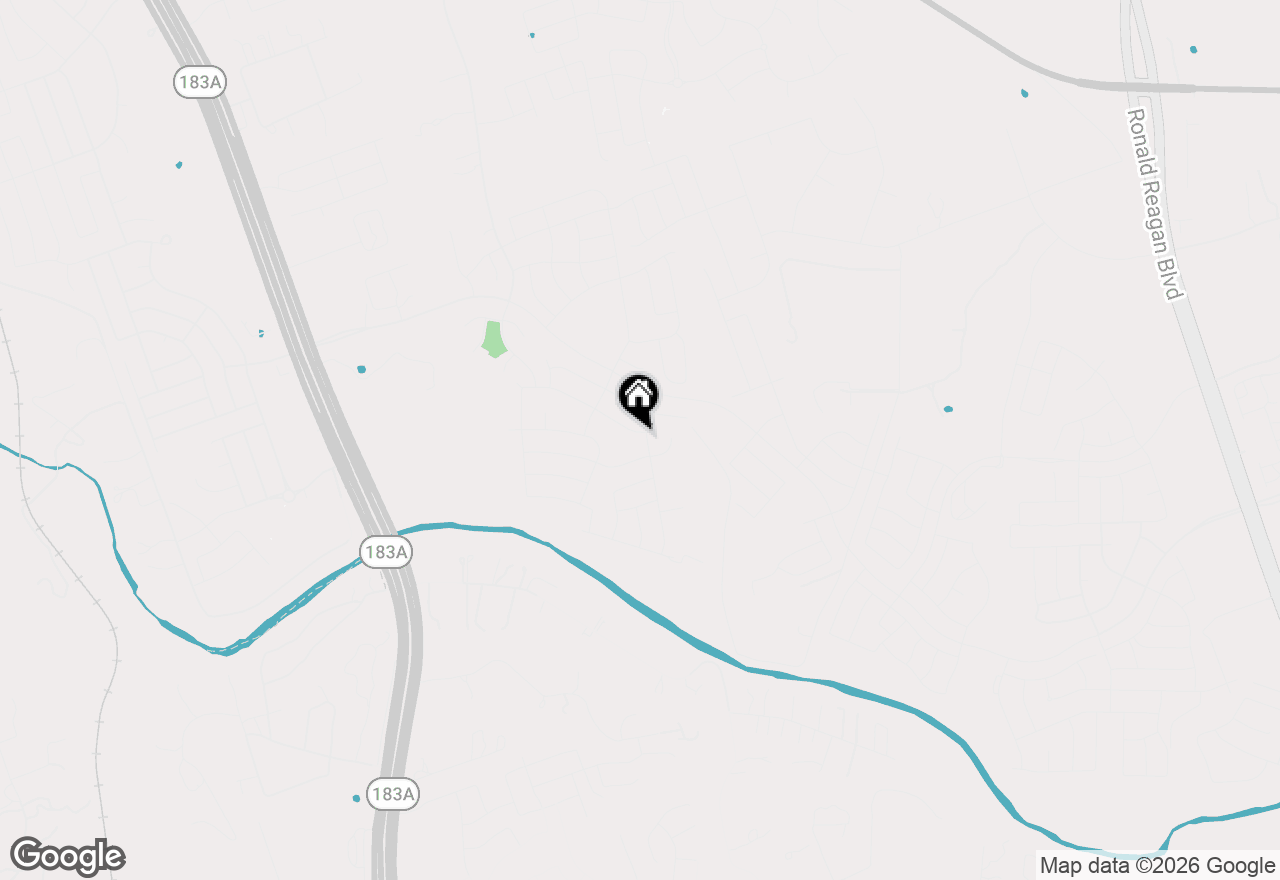 Map of 105 Earl Keen St, Leander, TX 78641