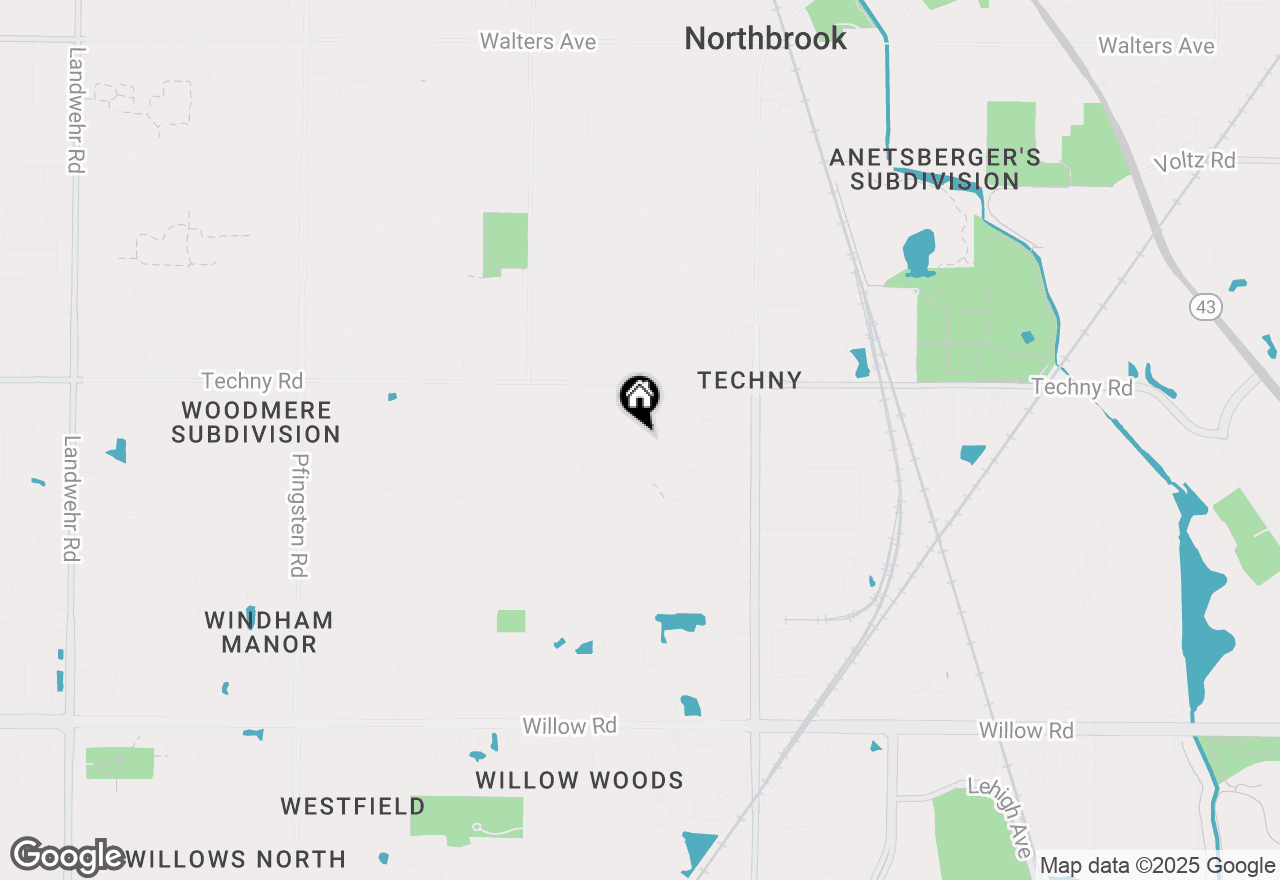 Map of 2067 Butternut Lane, Northbrook, IL 60062