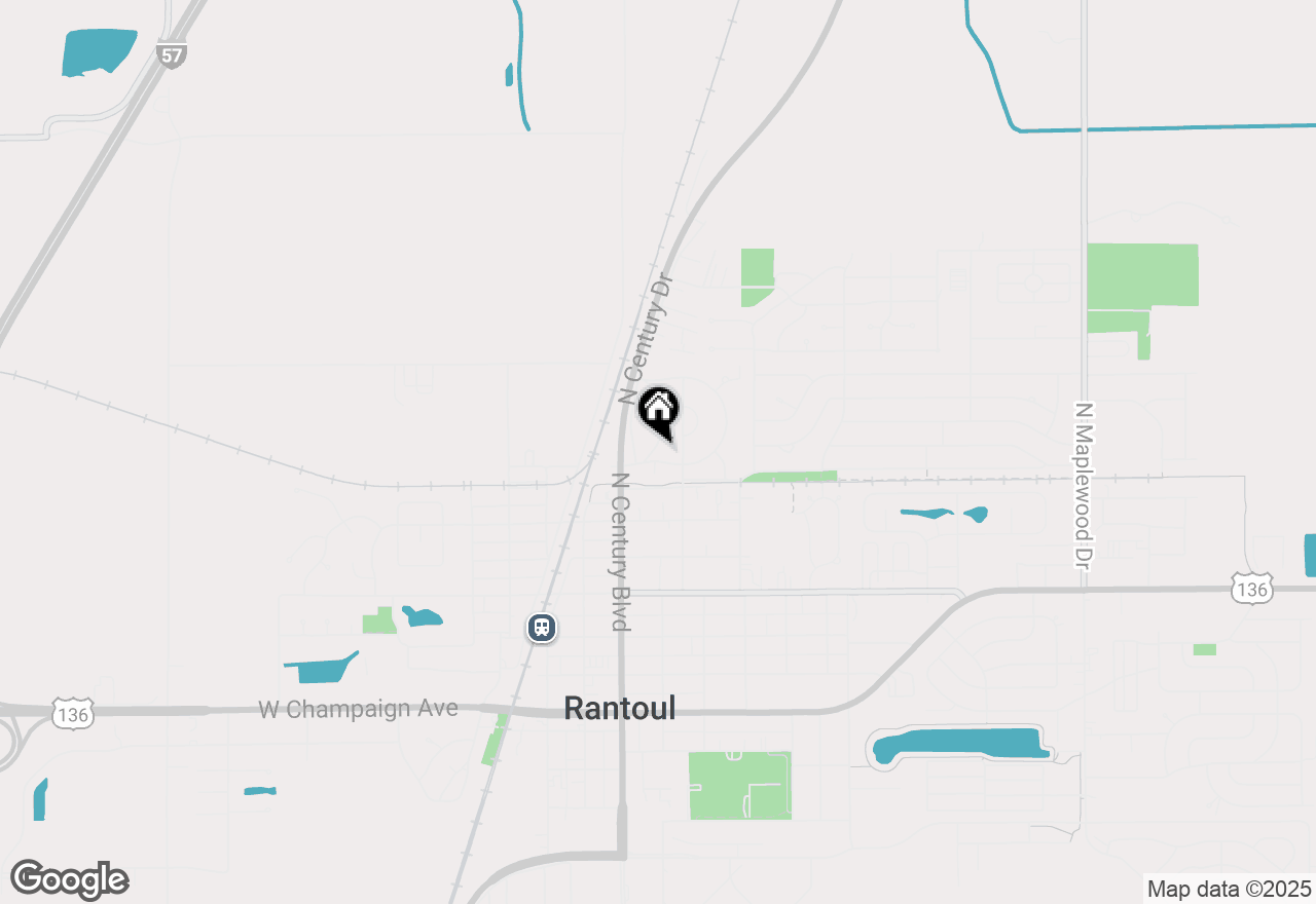 Map of 309 Eden Park Drive, Rantoul, IL 61866