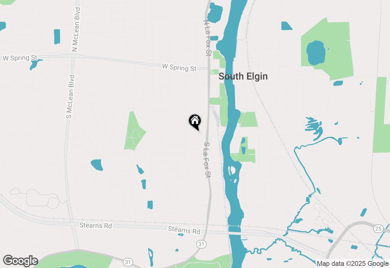 Map of 308 Windsor Court #A, South Elgin, IL 60177