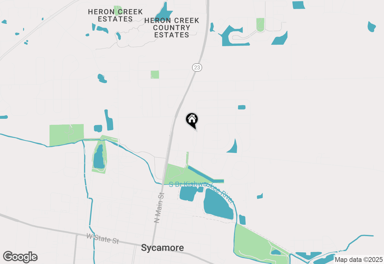 Map of 1143 Alexandria Drive, Sycamore, IL 60178