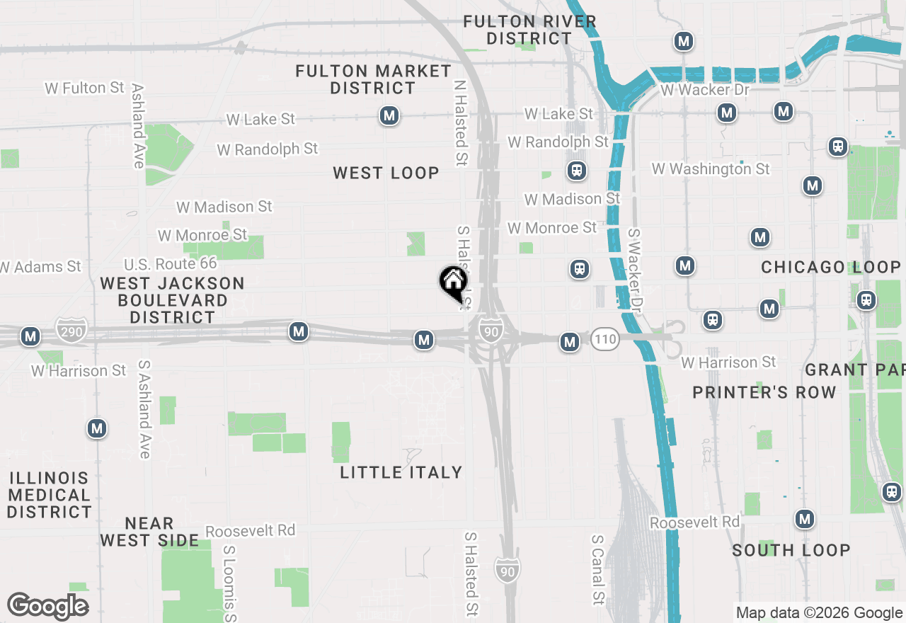 Map of 812 W Van Buren Street #3C, Chicago, IL 60607