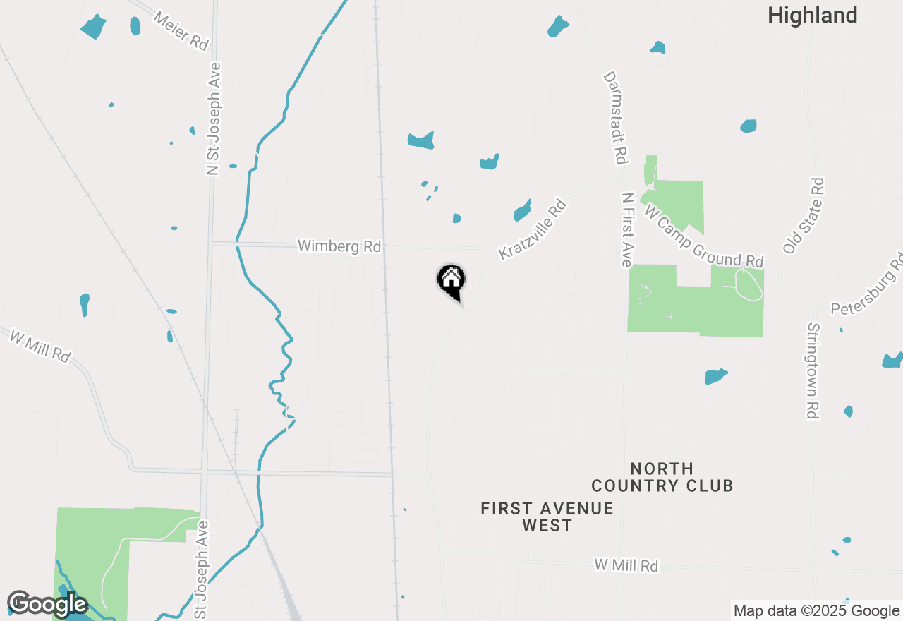 Map of 1500 Regents Park Road, Evansville, IN 47710