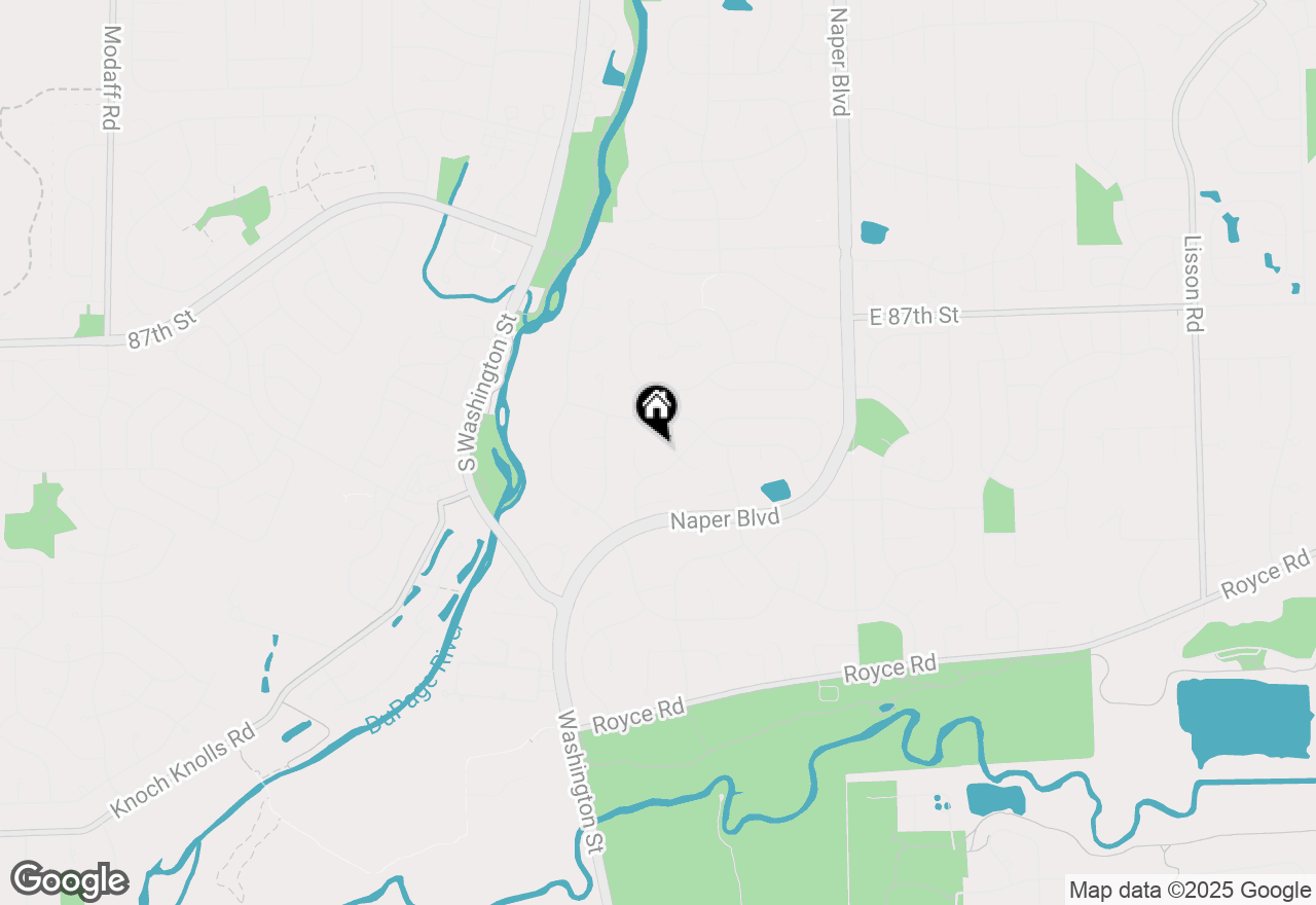 Map of (Address confidential), Naperville, Illinois 60565