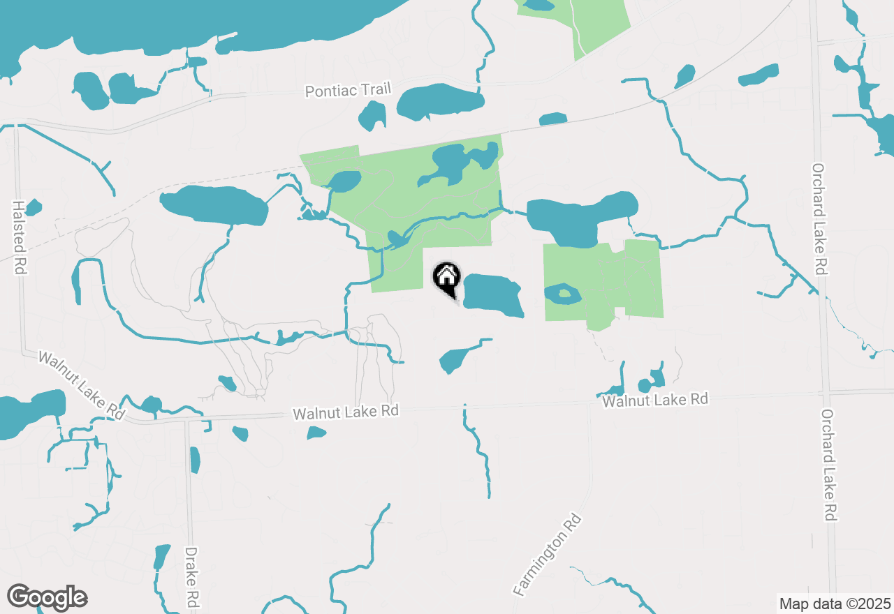 Map of 5130 Lake Bluff Rd, West Bloomfield, MI 48323