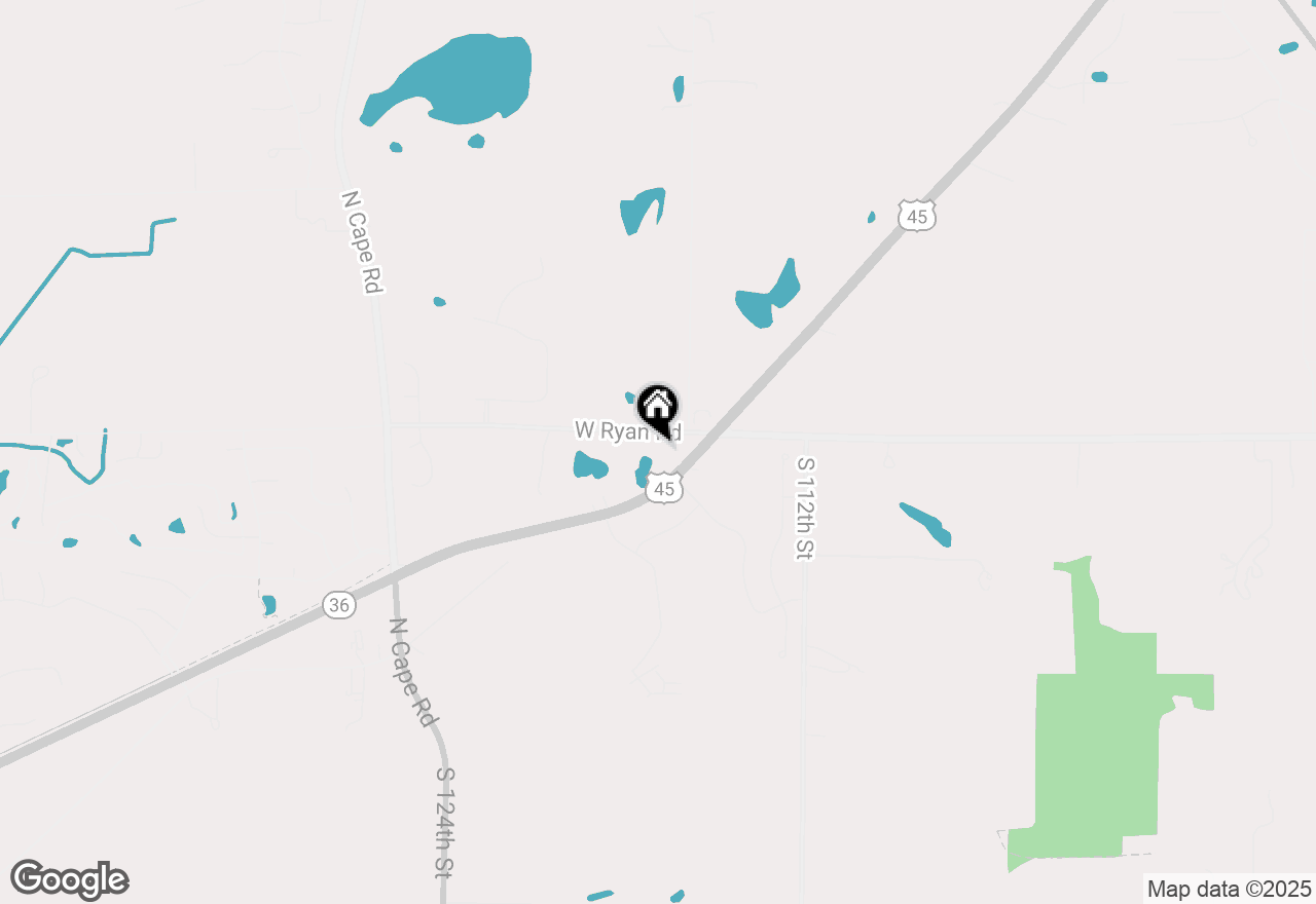 Map of 11699 W Ryan Rd, Franklin, WI 53132