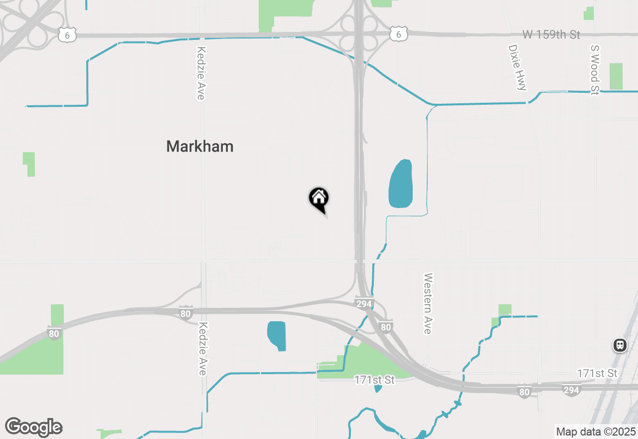 Map of 16537 California Avenue, Markham, IL 60428