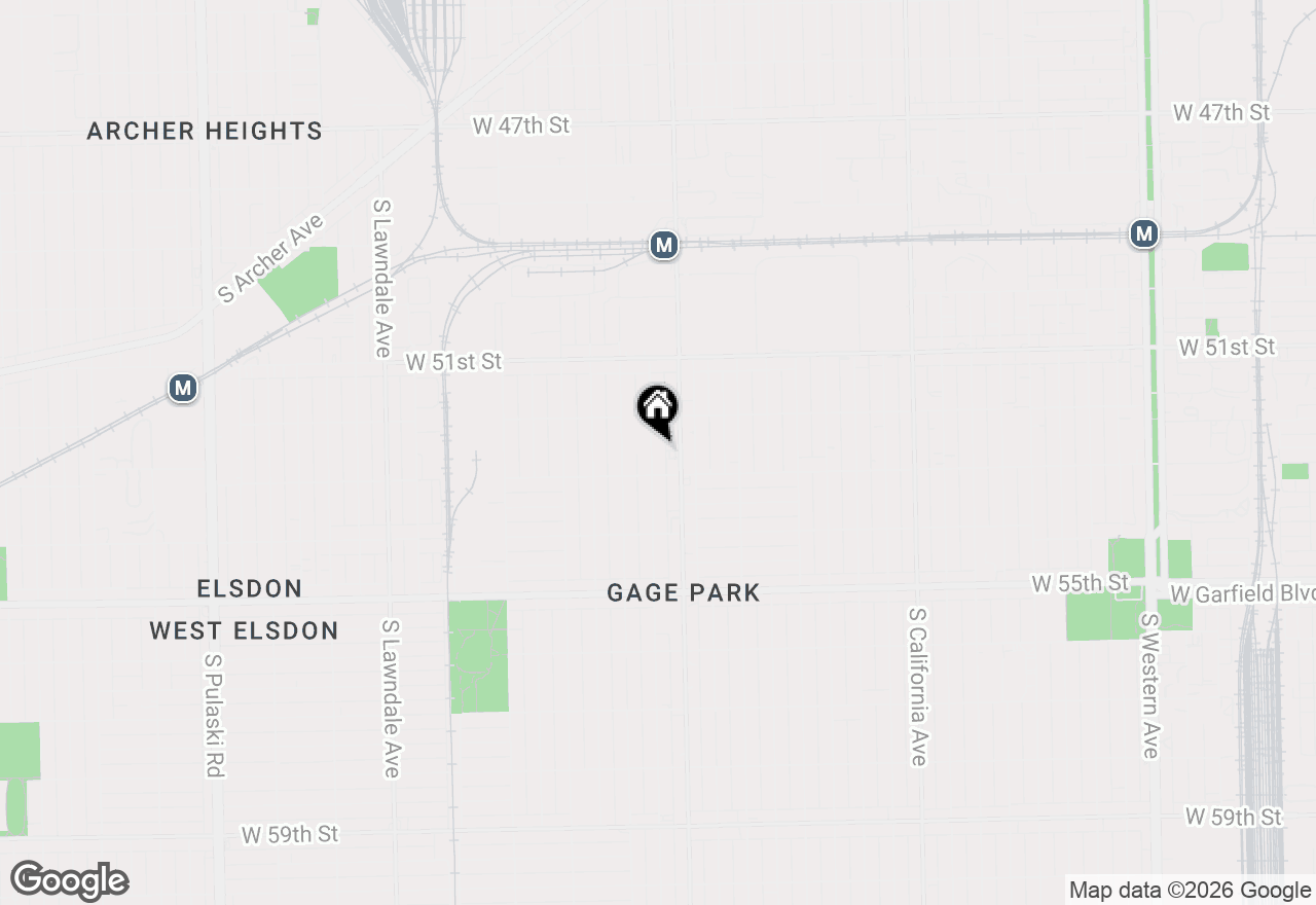 Map of 5235 S Sawyer Avenue, Chicago, IL 60632