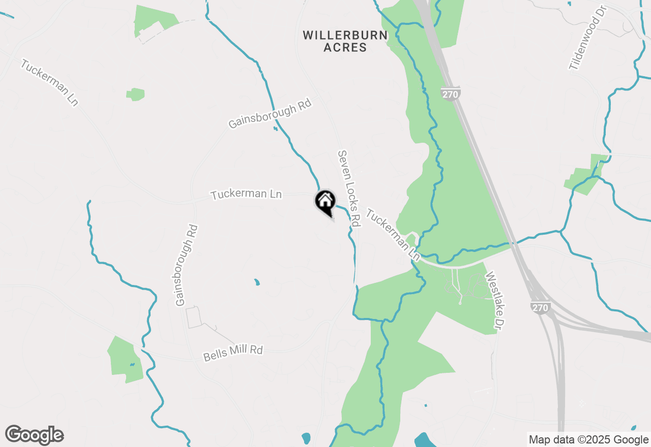 Map of 11202 Tildencrest Court, Potomac, MD 20854