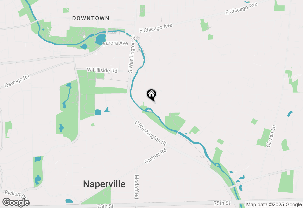 Map of 827 Diane Lane, Naperville, IL 60540