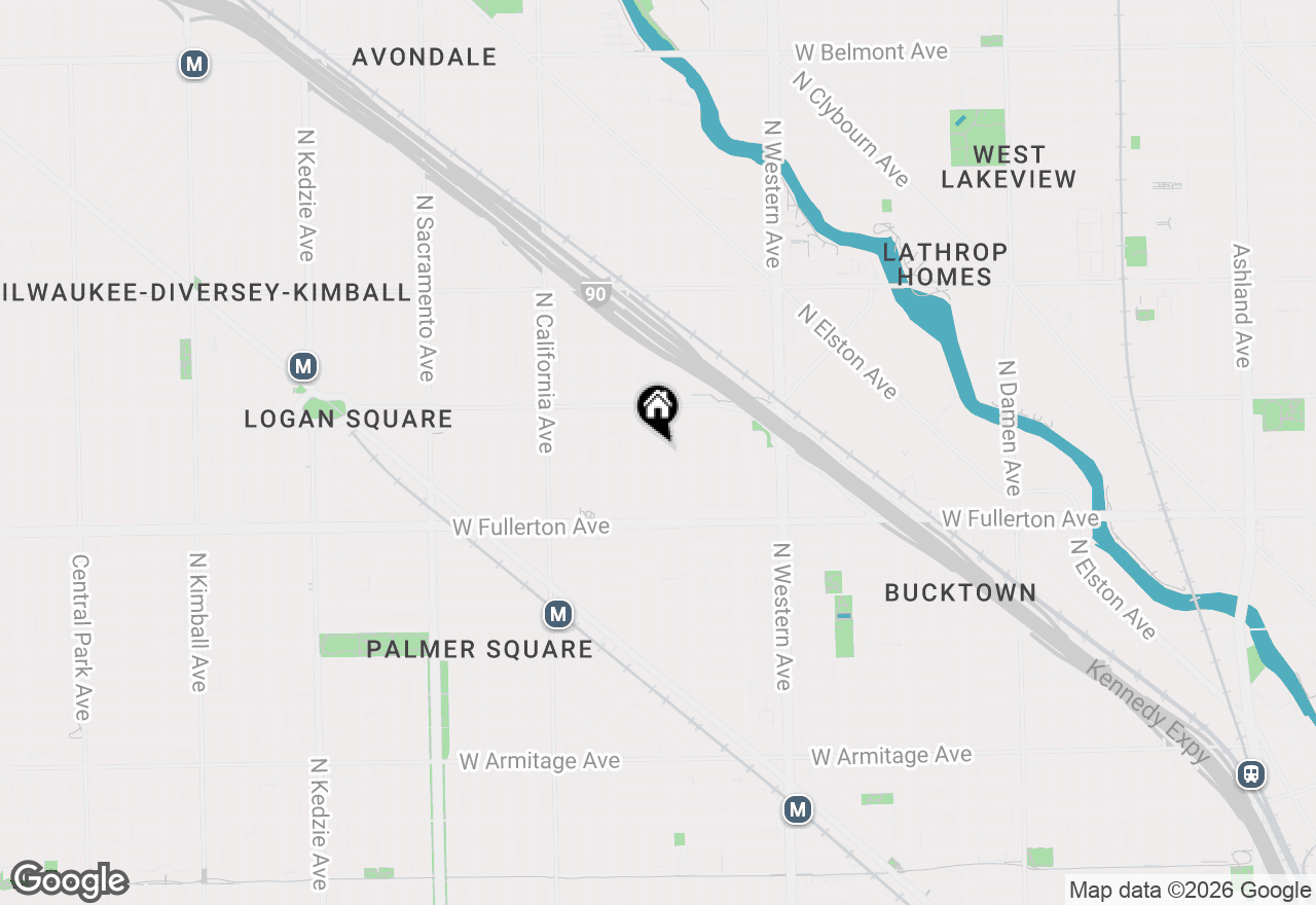 Map of 2510 N Rockwell Street, Chicago, IL 60647