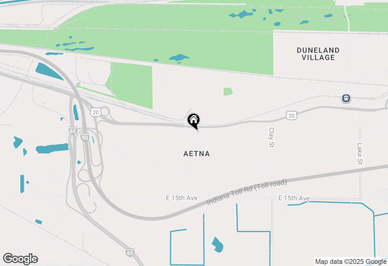 Map of 912 Aetna Street, Gary, IN 46403