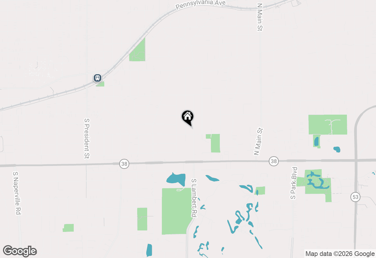 Map of 97 N Kenilworth Avenue, Glen Ellyn, IL 60137