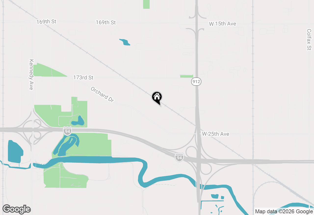 Map of 3651 175th Place, Hammond, IN 46323