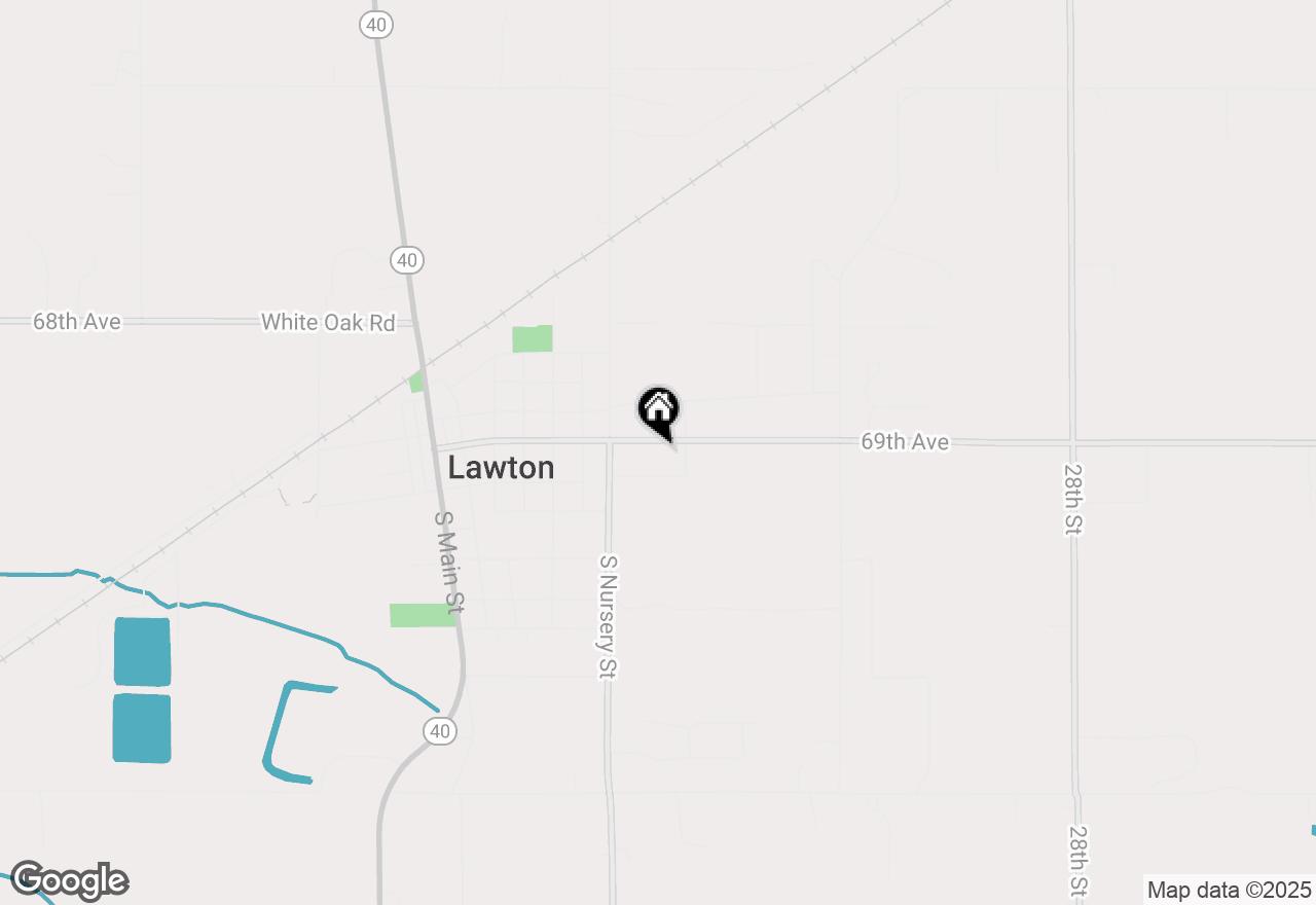 Map of 806 E 3rd Street, Lawton, MI 49065